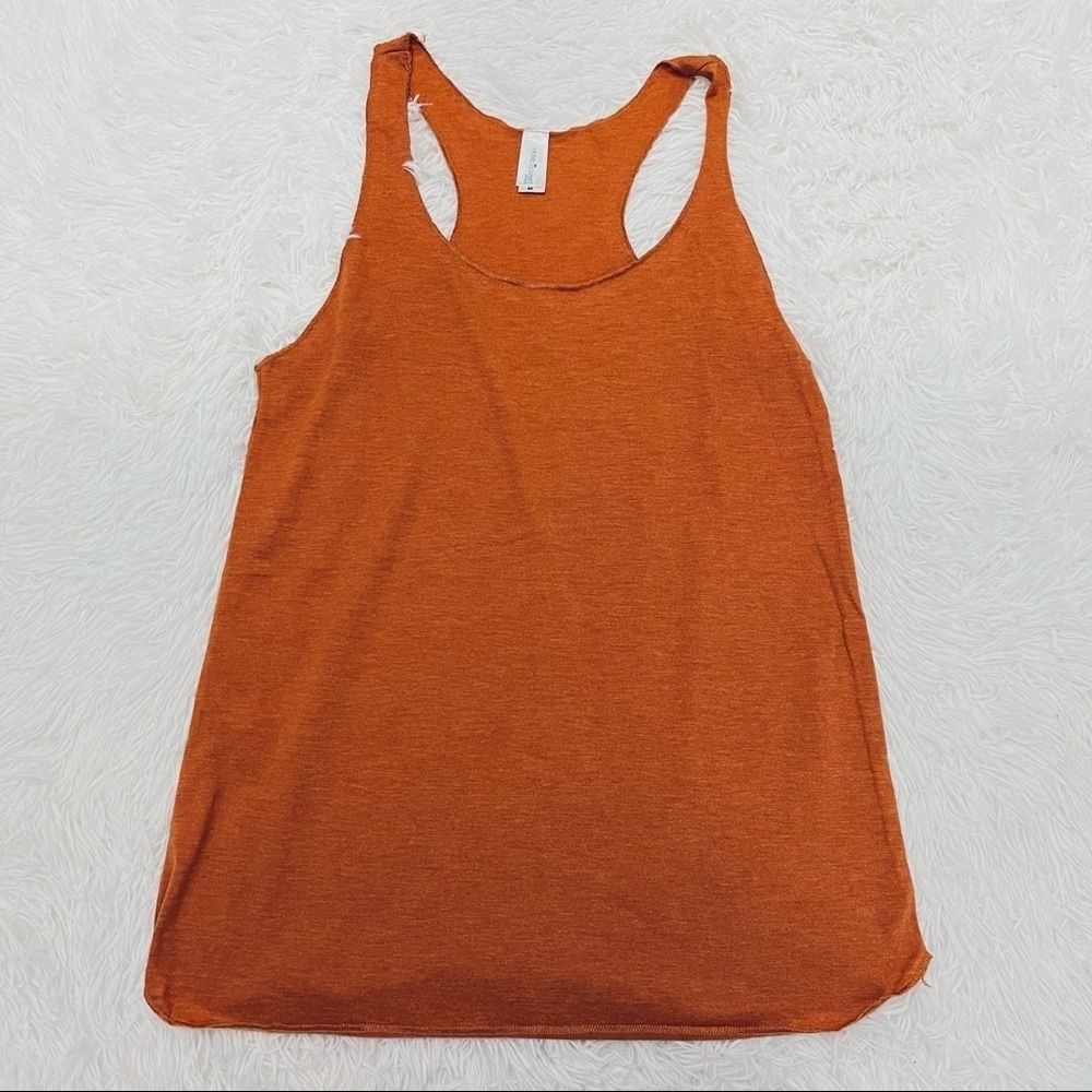 NWOT Over the Limit Orange Racerback Tank‎ Top M - Picture 10 of 14